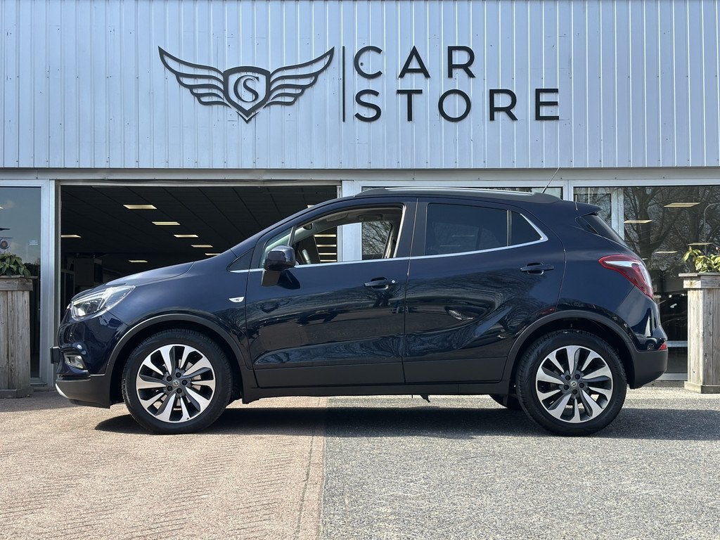 Opel Mokka X 1.4 Turbo 120 Jaar Edition |CARPLAY|CRUISE|CAME, Auto's, Opel, Voorwielaandrijving, Gebruikt, Euro 6, Blauw