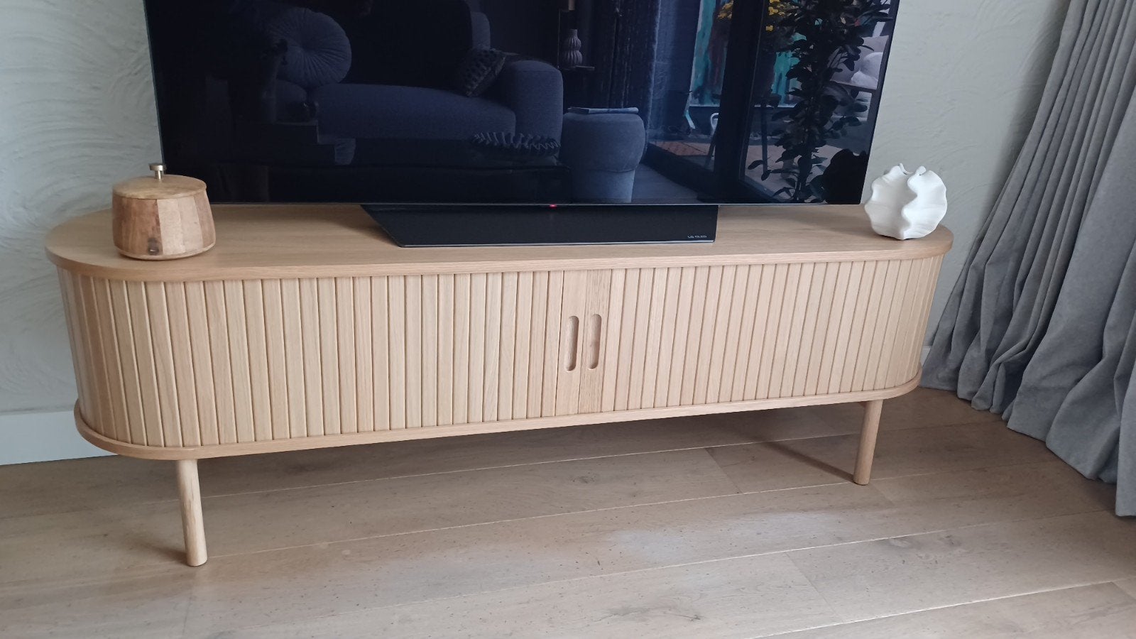 tv meubel, Ophalen, Zo goed als nieuw, 25 tot 50 cm, Minder dan 100 cm