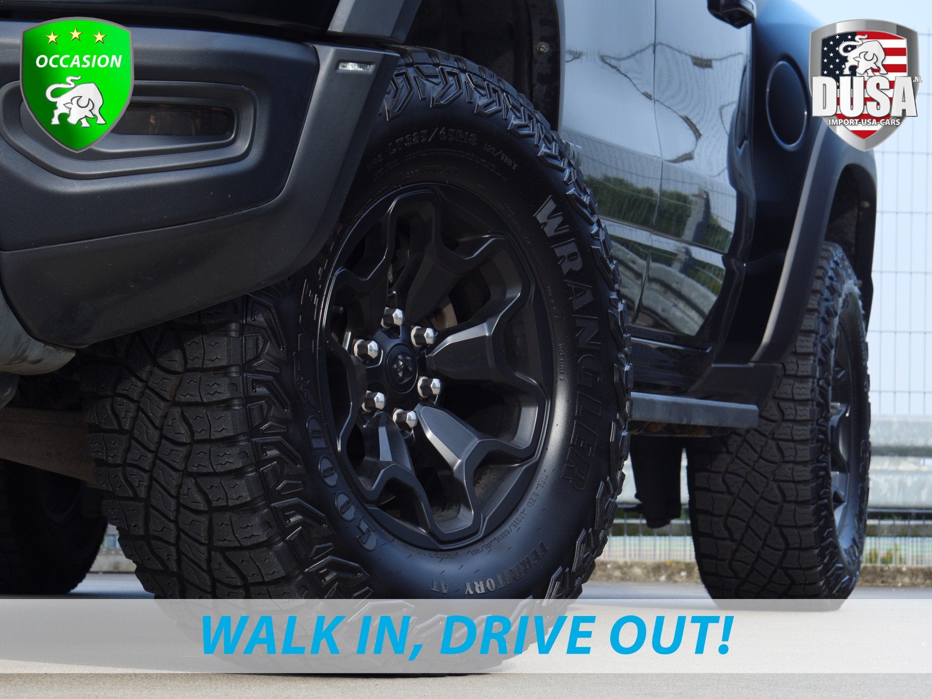 RAM 1500 | TRX | 6.2L Supercharged V8 | Crew cab | 4X4 | 850, Auto's, Gebruikt, Zwart, Leder, Lederen bekleding