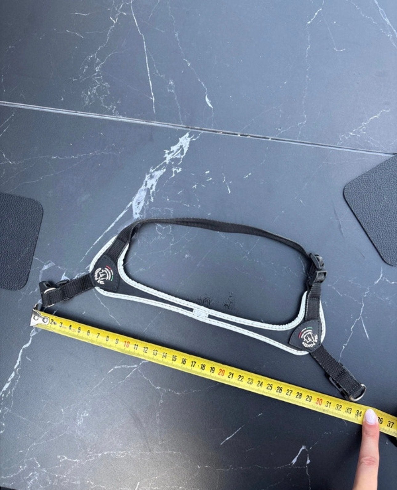 Tre Ponti Fibbia Basic Tuig Zwart & Reflectie - 30-40 cm, Ophalen of Verzenden, Nieuw