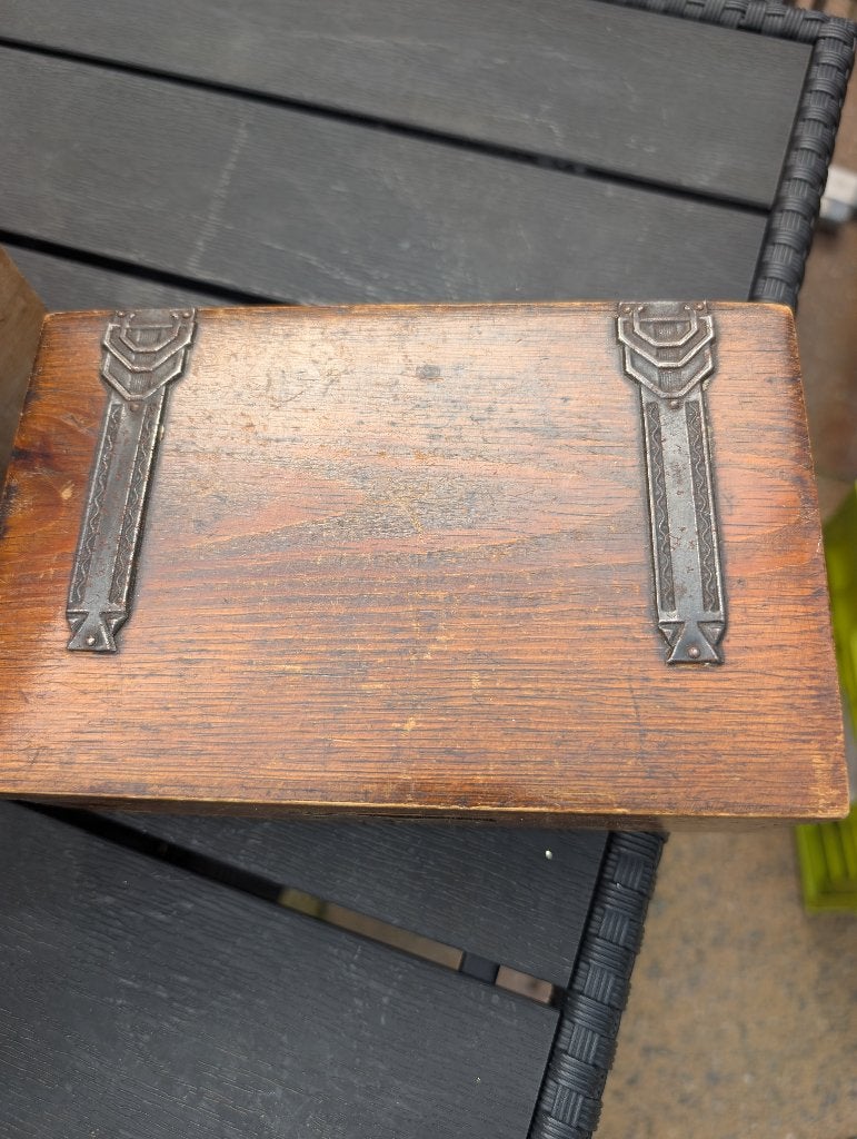 Antiek kistje, Ophalen of Verzenden