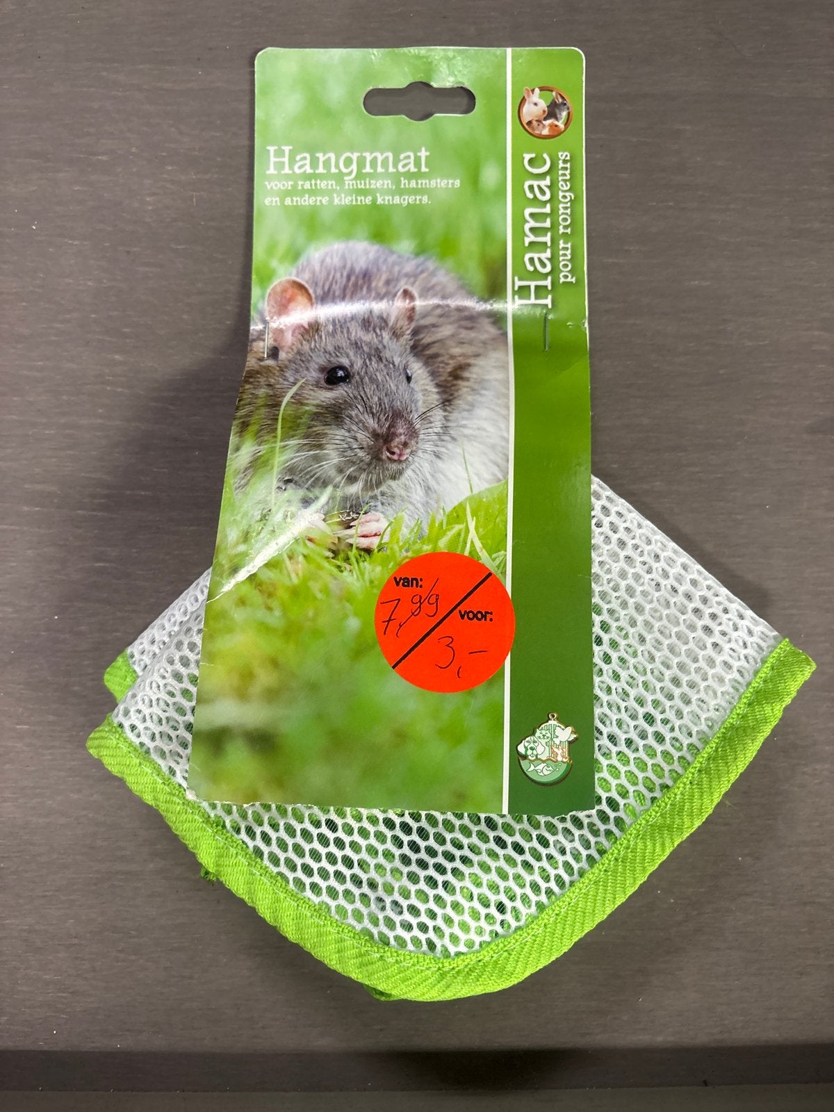 Hangmat voor knaagdieren, Dieren en Toebehoren, Knaagdieren en Konijnen | Toebehoren, De boon, Nieuw, Ophalen of Verzenden, Speelgoed