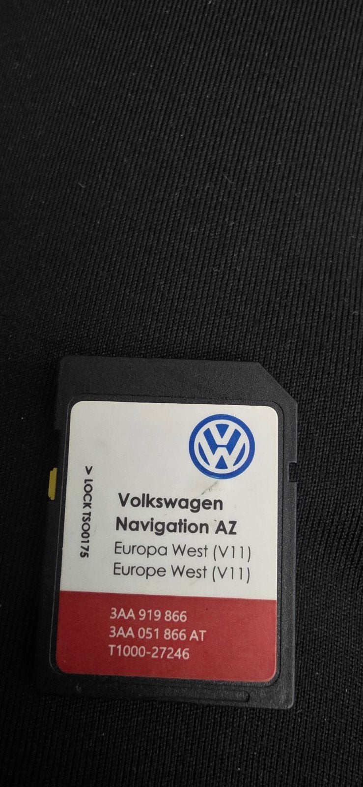 Volkswagen Navigatie SD Kaart Europa West (V11), Ophalen of Verzenden, Gebruikt