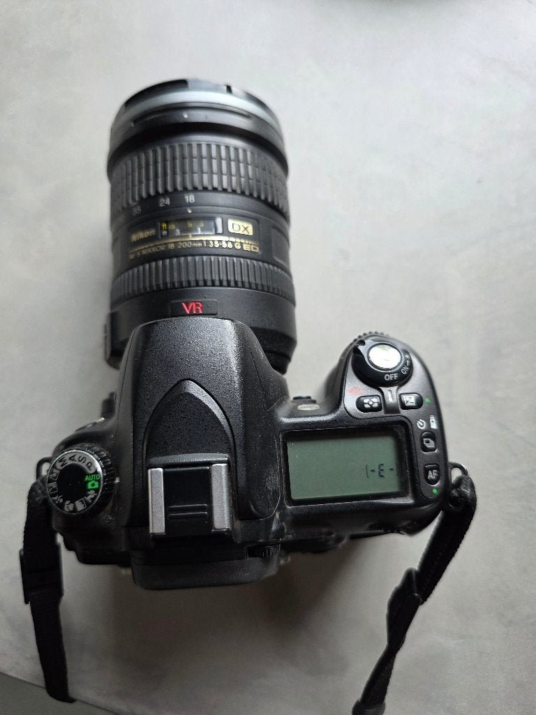 Nikon D80 + Nikkor AF S 18-200 VR, Beschermhoes/tas, Gebruikt, Nikon, Nikon F-mount