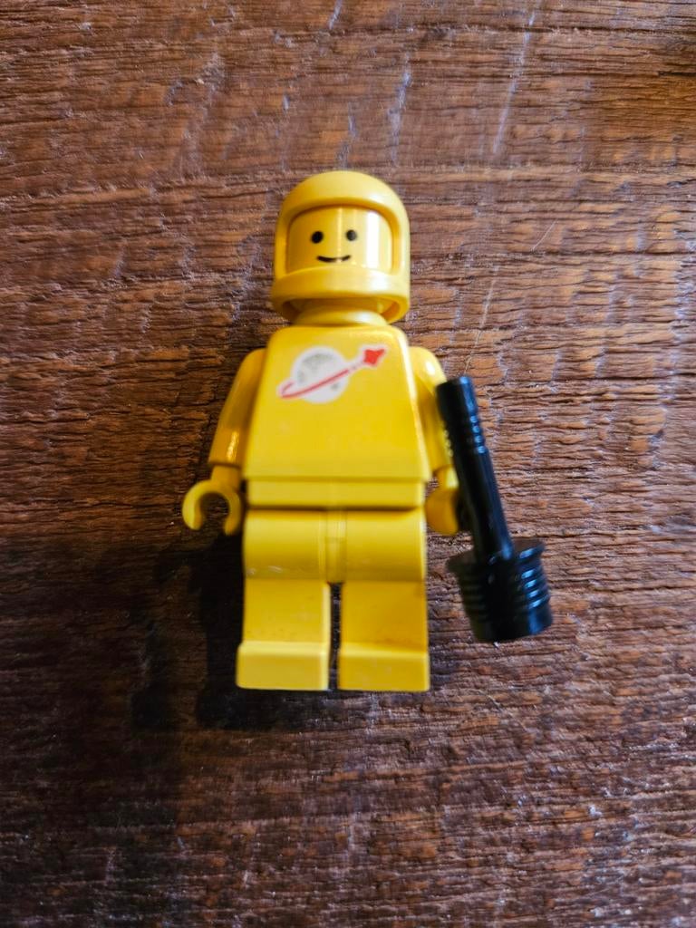 Vintage LEGO Classic Space Astronaut Geel met Accessoires, Verzenden, Gebruikt, Losse stenen, Lego