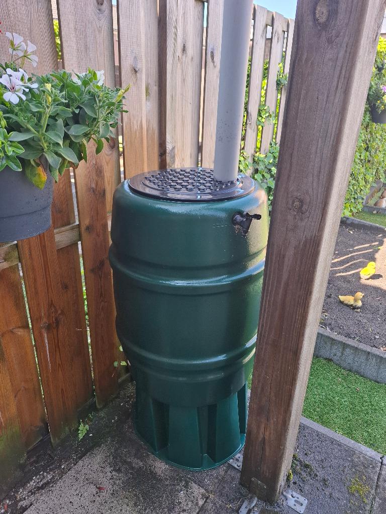 Regenton, 150 liter of meer, Ophalen, Gebruikt, Met kraantje