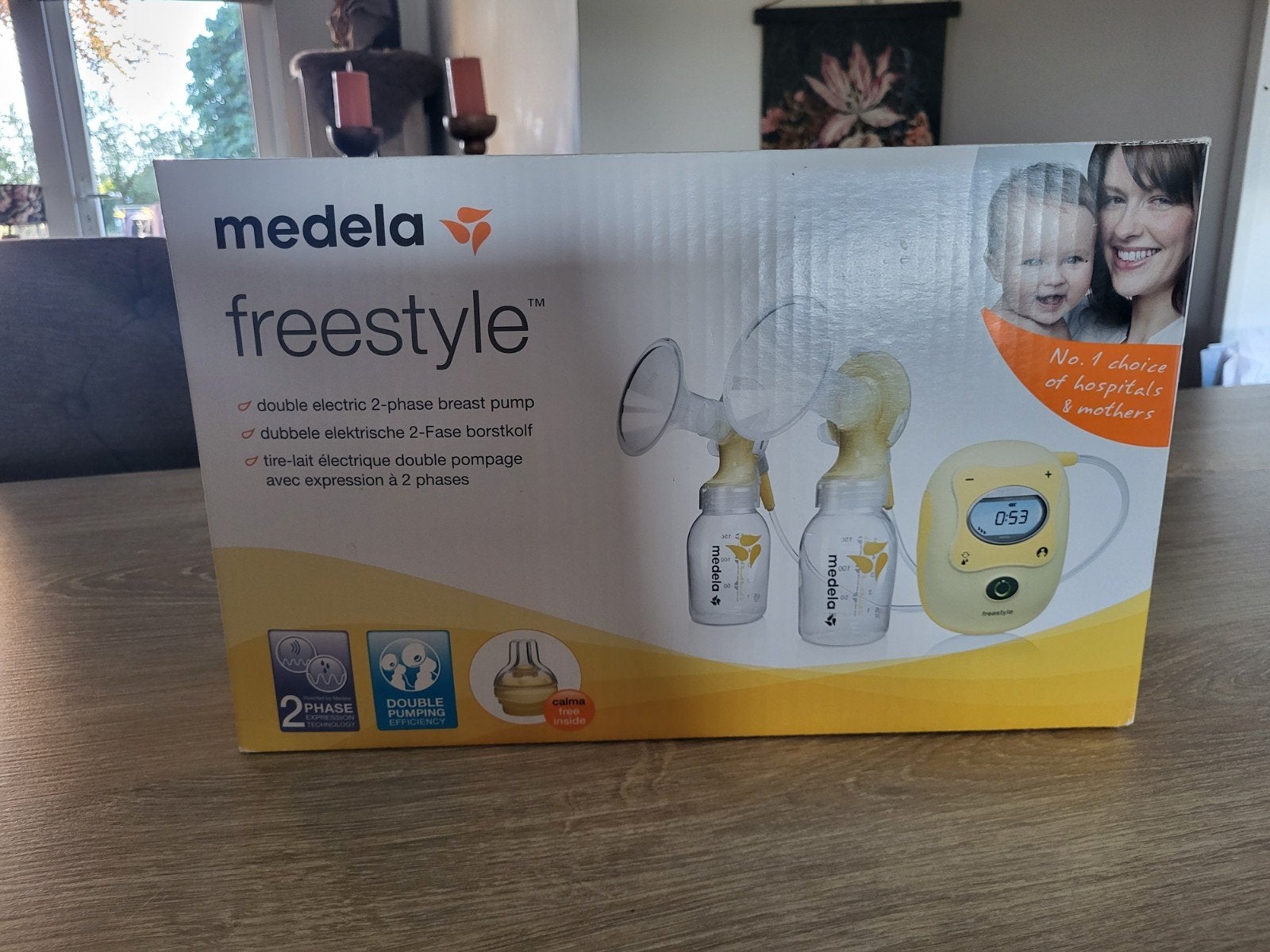 Medela Freestyle Dubbele Elektrische 2 Fasen Borstkolf, Ophalen of Verzenden