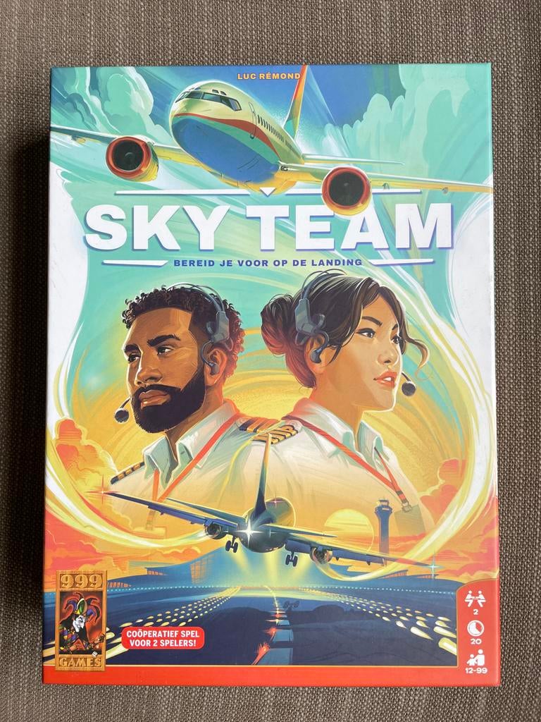 Sky Team - Coöperatief spel voor 2 spelers, Hobby en Vrije tijd, Gezelschapsspellen | Bordspellen, Een of twee spelers, Ophalen of Verzenden