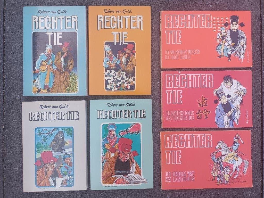 7 strippockets van rechter Tie, Boeken, Meerdere comics, Ophalen of Verzenden, Zo goed als nieuw, Europa