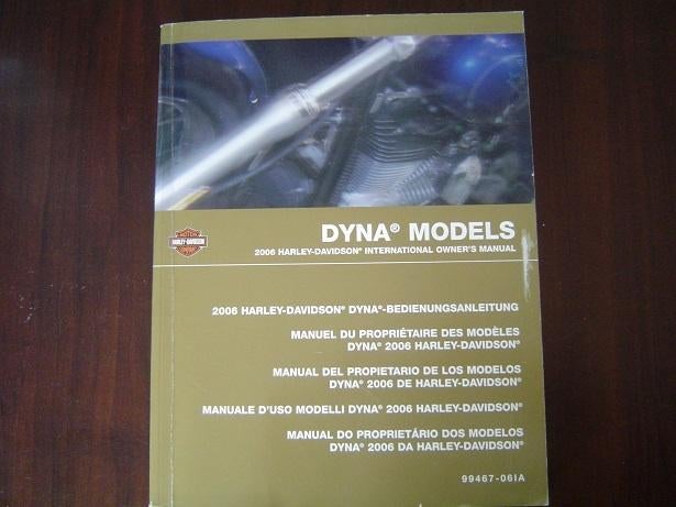 HARLEY DAVIDSON 2006 DYNA models owner's manual, Motoren, Handleidingen en Instructieboekjes, Harley-Davidson of Buell, Ophalen of Verzenden