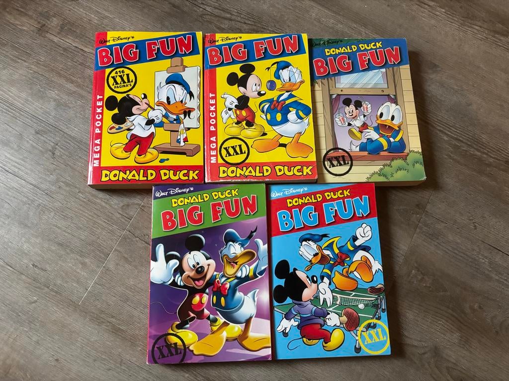 Donald Duck Big Fun XXL Mega Pocket - Complete serie, Boeken, Strips | Comics, Ophalen, Zo goed als nieuw