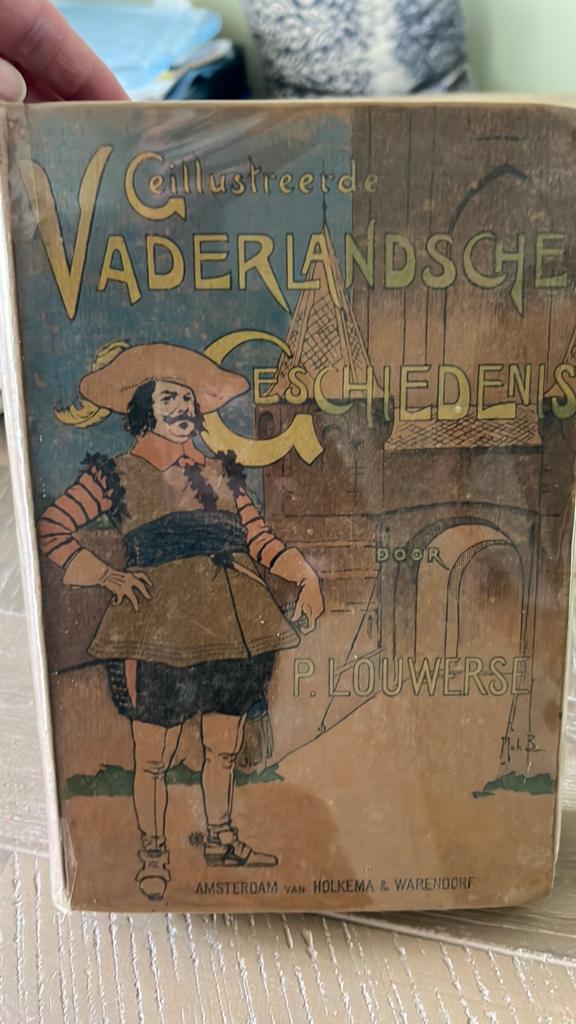 Geïllustreerde vaderlandsche geschiedenis P. Louwerse 1908, Boeken, Ophalen of Verzenden, 20e eeuw of later, Gelezen