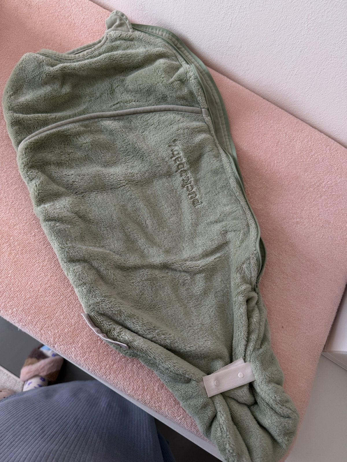 Puckababy Piep slaapzak, Kinderen en Baby's, Dekens, Slaapzakjes en Inbakerproducten, Groen, Puckababy, Ophalen of Verzenden, Zo goed als nieuw