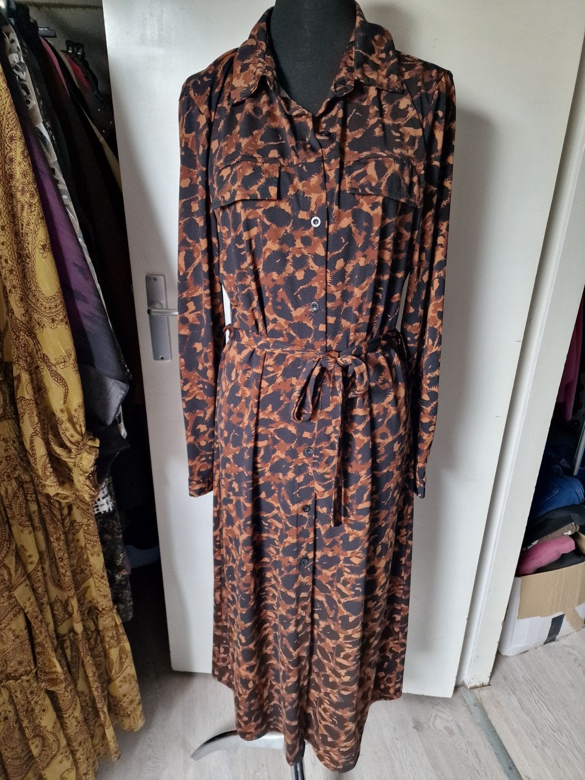 jurk maat l, Kleding | Dames, Ophalen of Verzenden, Zo goed als nieuw, Maat 38/40 (M)