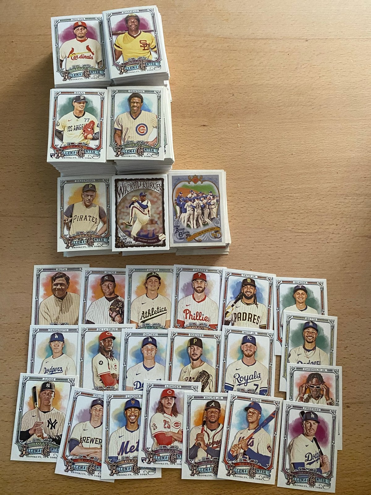Topps Allen & Ginter Honkbal Trading Cards Set + Inserts, Ophalen of Verzenden, Zo goed als nieuw, Overige sporten, Spelerskaart