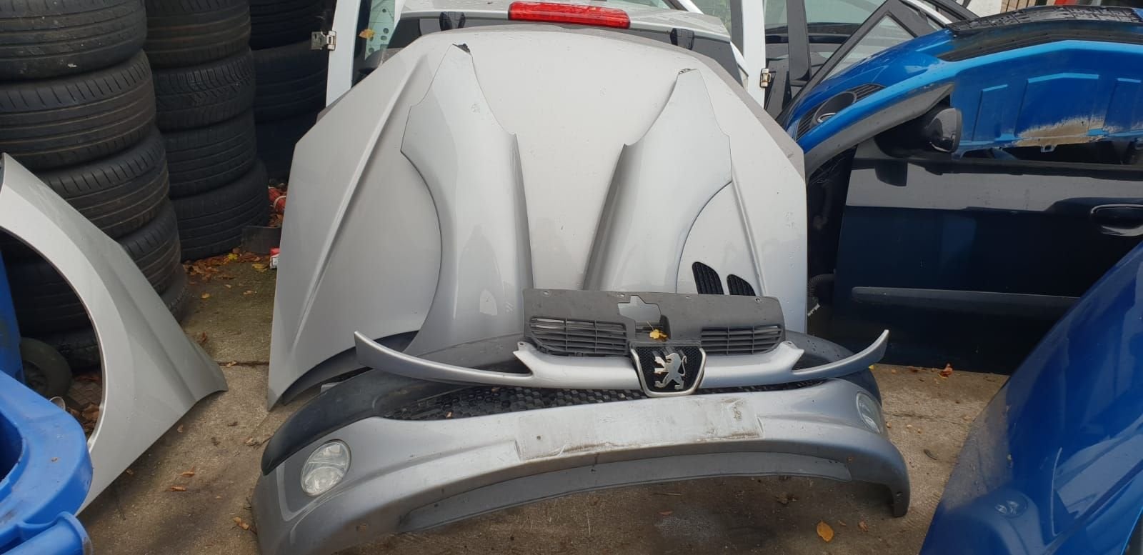 PEUGEOT 206 MOTORKAP +BUMPER+VOORSCHERMEN BJ 98 TOT 2008, Auto-onderdelen, Carrosserie en Plaatwerk, Gebruikt, -, -, Ophalen of Verzenden