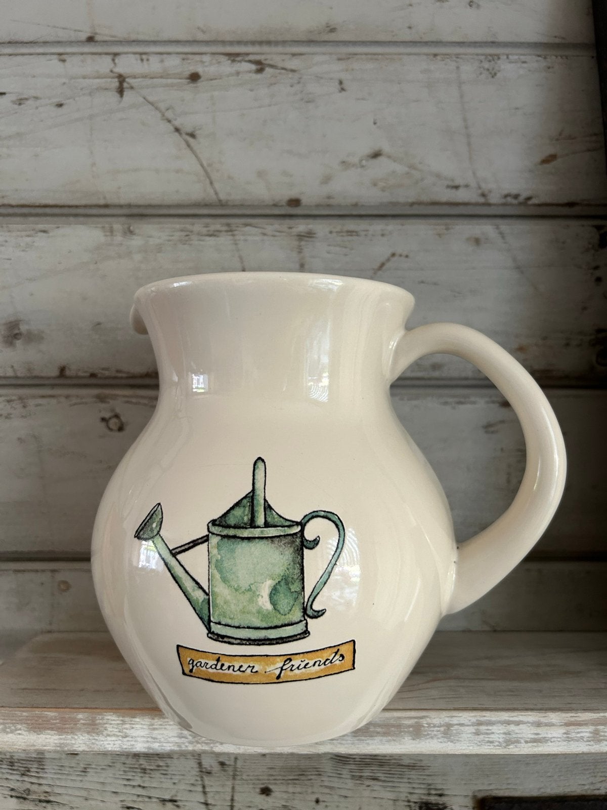 Kan 'Gardener Friends' Jet by ter Steege - 16,5 cm, Met patroon/structuur, Wit, Ophalen of Verzenden, Zo goed als nieuw