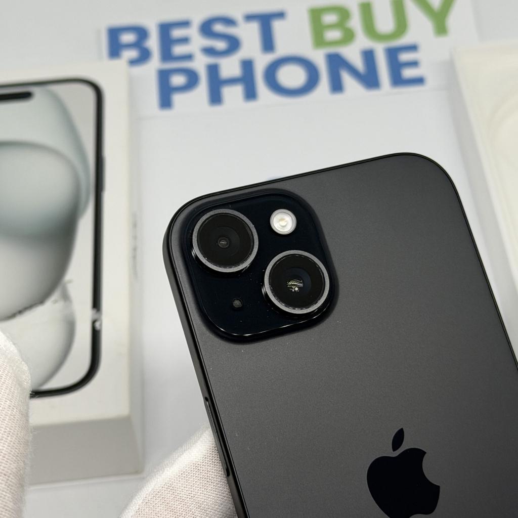 iPhone 15 128GB zwart /88% batt /krasvrij glas /garantie, Telecommunicatie, Mobiele telefoons | Apple iPhone, 128 GB, IPhone 15
