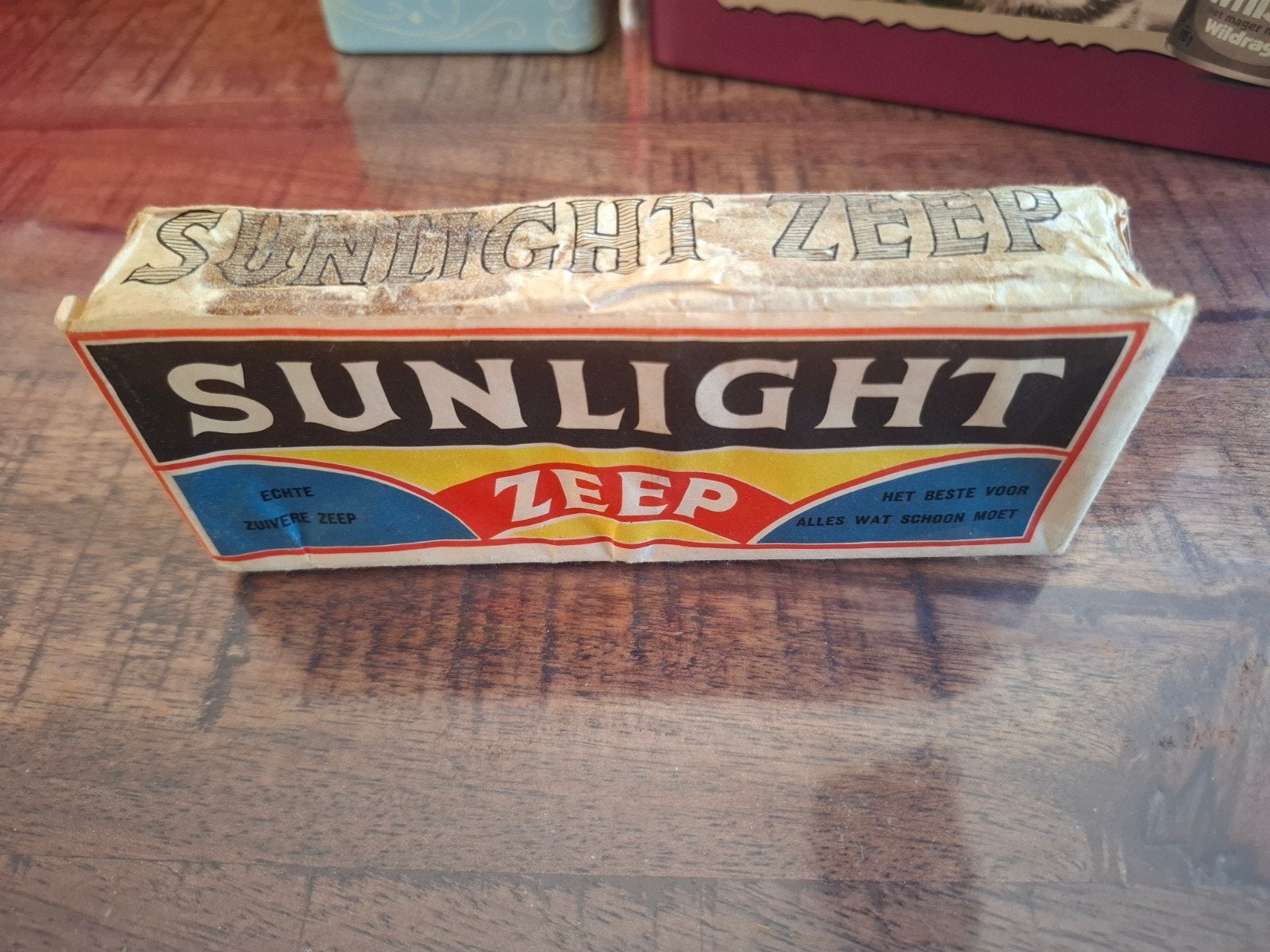 Vintage Sunlight Zeep - Authentieke zeep uit het verleden, Ophalen of Verzenden
