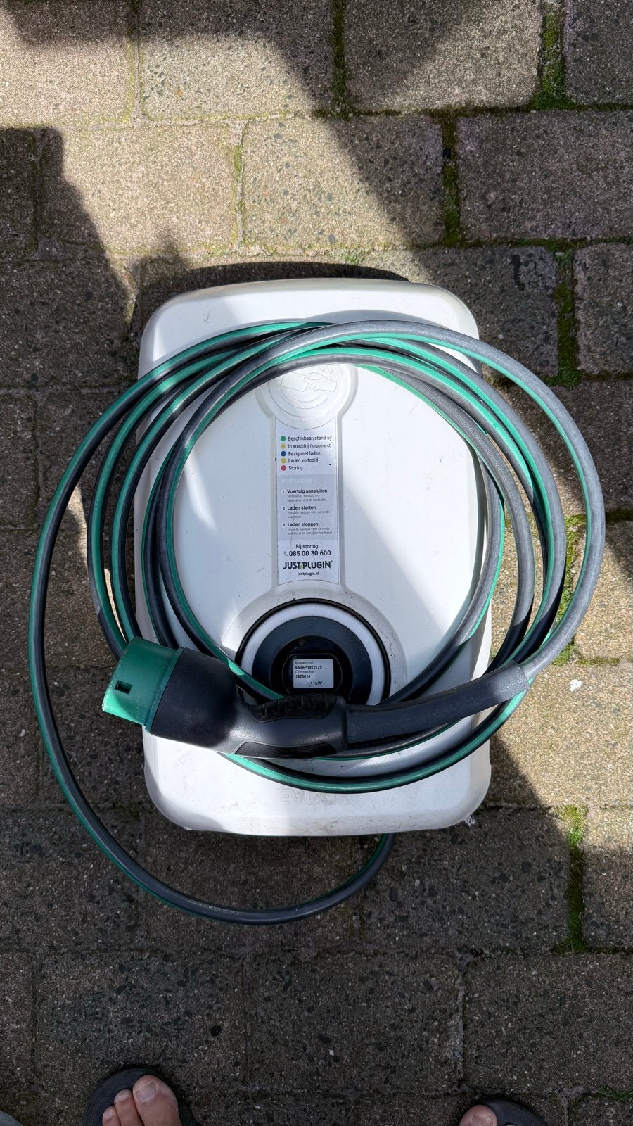 EVBOX Laadpaal met kabel - 11kW, Auto diversen, Laadpalen, Ophalen of Verzenden, Gebruikt, Laadpaal