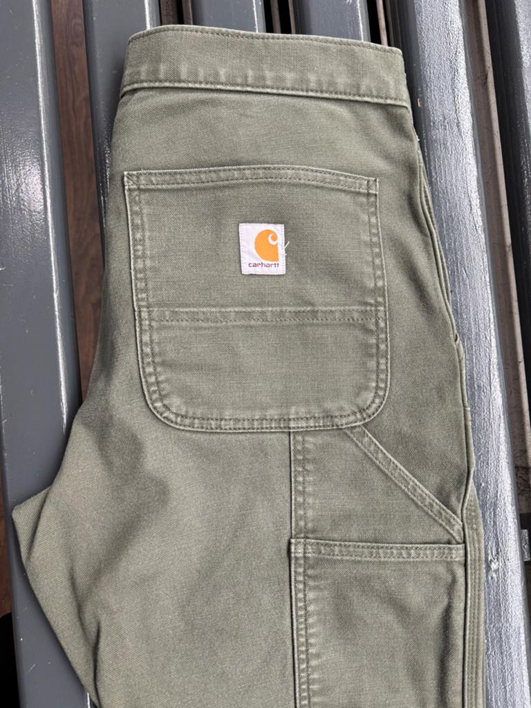 Carhartt dubbel knee pants!, Ophalen of Verzenden, Zo goed als nieuw, Overige kleuren, Overige jeansmaten