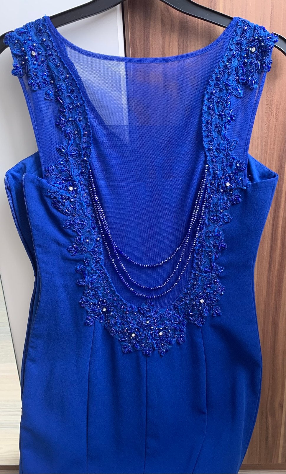 Feestjurk maat is 36 /38, Galajurk, Blauw, Ophalen of Verzenden, Zo goed als nieuw