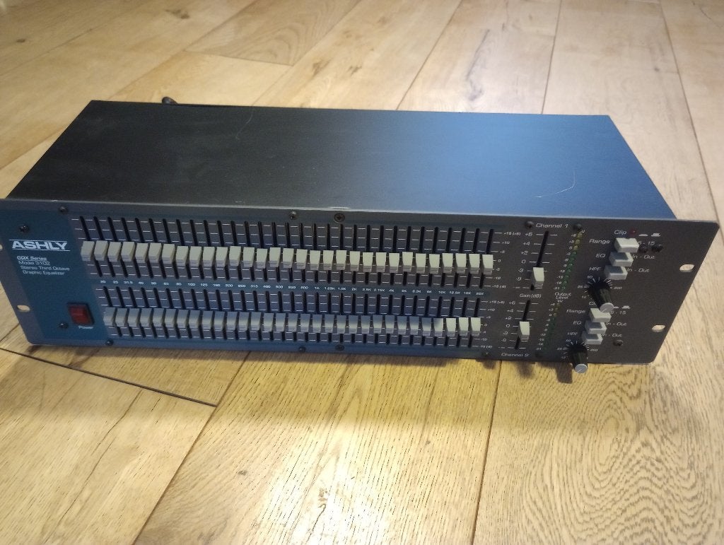 Ashly 3102 stereo third octave Equalizer, Ophalen of Verzenden, Gebruikt, Equalizer
