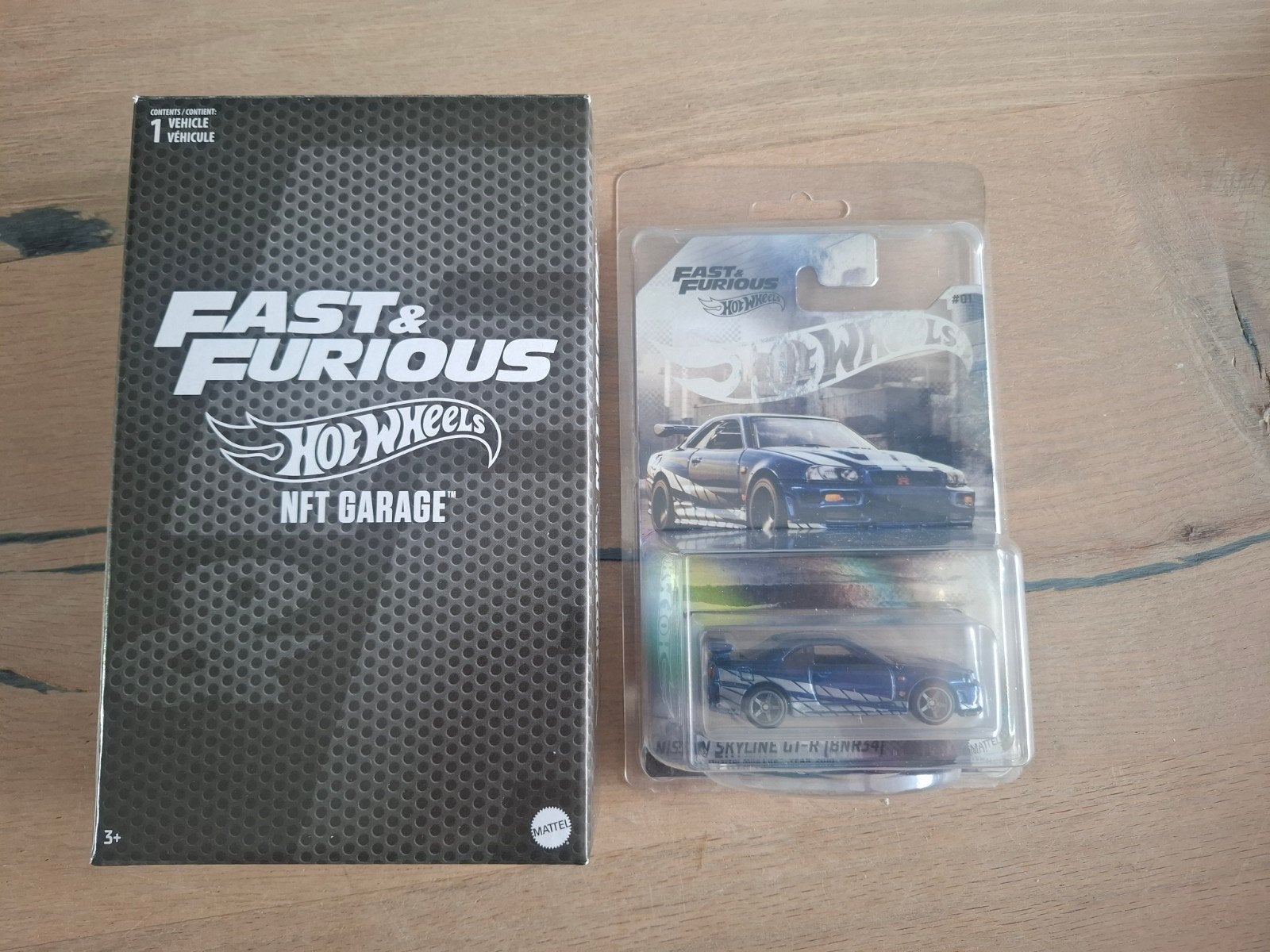 Hot Wheels NFT - Nissan Skyline R34, Hobby en Vrije tijd, Modelauto's | Overige schalen, Ophalen of Verzenden, Nieuw, Auto