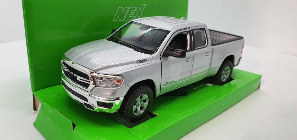 Dodge RAM 1500 2019 Zilver metallic, Auto, Welly, Welly, Nieuw