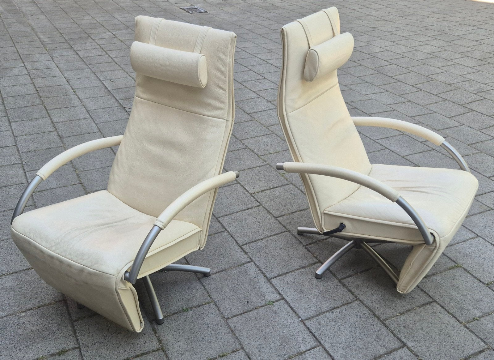 2 JORI Mensana Mono-Move design relaxfauteuil hoofdsteun, Huis en Inrichting, Minder dan 50 cm, Leolux rolf benz montis artifort gelderland stijl