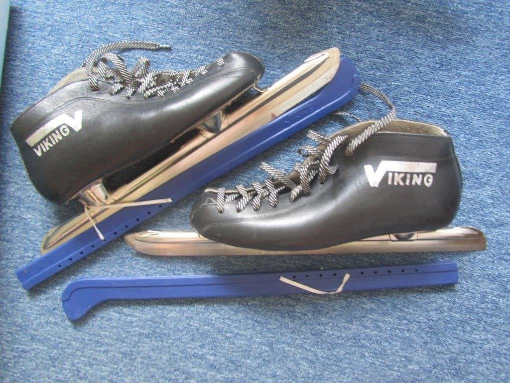 Viking Schaatsen, mt 41, laag model, leren schoenen, Viking, Gebruikt, Ophalen of Verzenden, Noren
