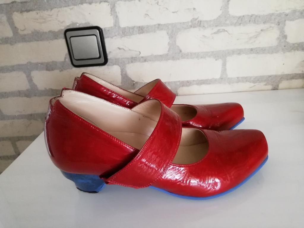 Rode lak Lisa Tucci maat 37, Kleding | Dames, Schoenen, Verzenden, Lisa Tucci, Zo goed als nieuw, Rood
