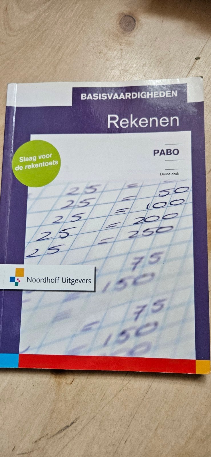 Basisvaardigheden rekenen voor de Pabo, Boeken, Ophalen of Verzenden, Zo goed als nieuw, Sociale wetenschap