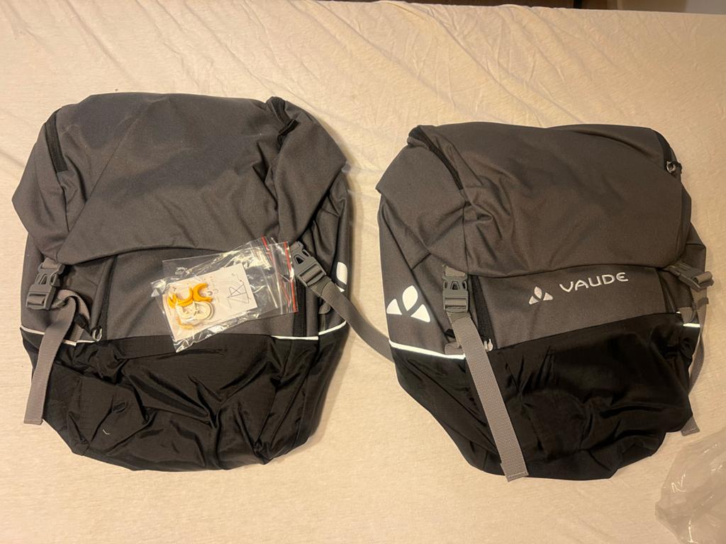 Vaude Road Master Front fietstassen - Grijs (Nieuw), Fietsen en Brommers, Fietsaccessoires | Fietstassen, Ophalen of Verzenden