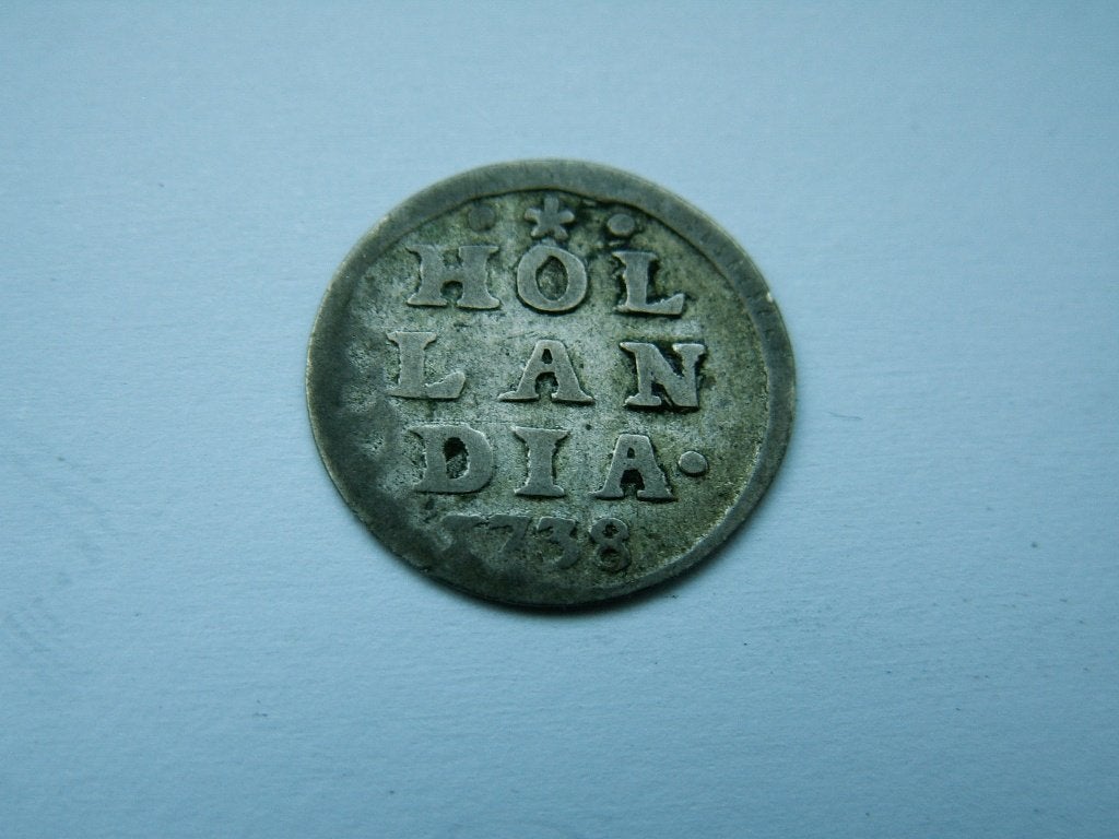 HOLLAND.  Bezemstuiver - 1738, Vóór koninkrijk, Verzenden, Zilver, Overige waardes