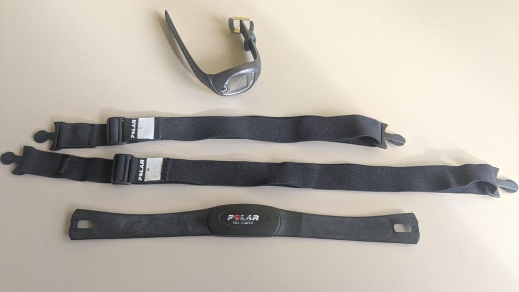 Polar FS3C hartslagmeter horloge T31-coded met 2 borstriemen, Sport en Fitness, Hartslagmeters, Ophalen of Verzenden, Polar