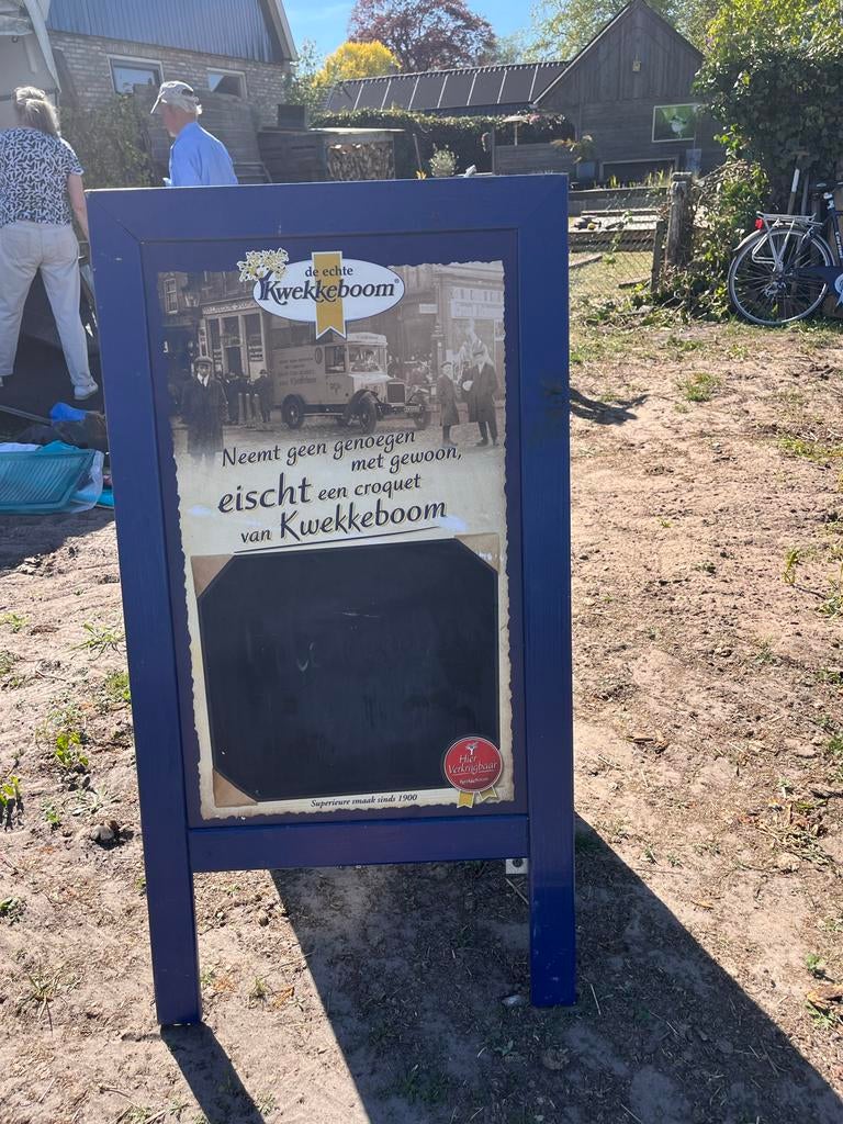 Uithangbord Kwekkeboom, Ophalen, Reclamebord