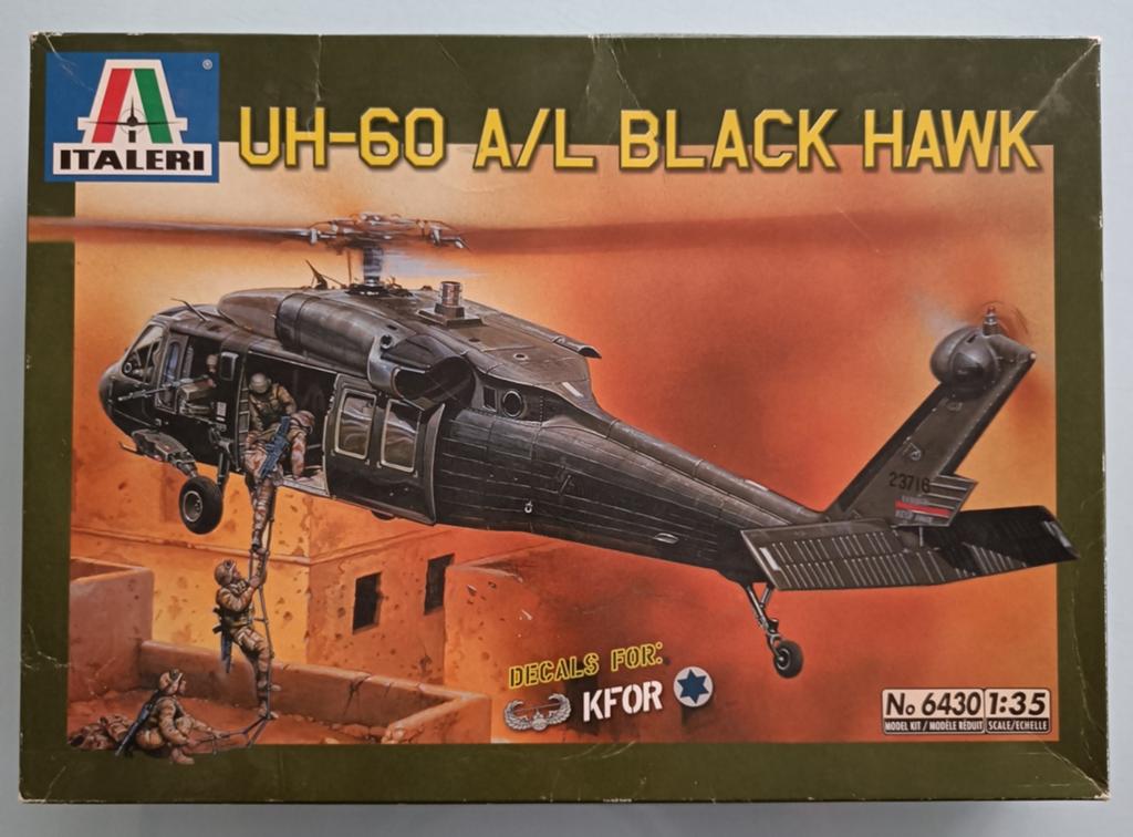 Italeri UH-60 Black Hawk modelbouw helikopter 1:35, Italeri, Helikopter, Ophalen of Verzenden, Zo goed als nieuw