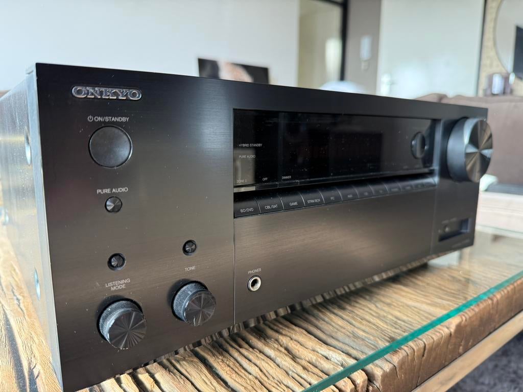 ONKYO TX-NR555 wifi/BLEUTOOTH/DOLBY ATMOS 4K zeer netjes!, Ophalen, Zo goed als nieuw, 120 watt of meer, Onkyo