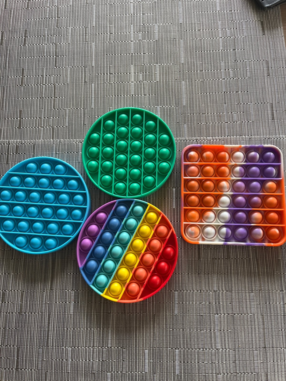 4 Pop It Fidget Toys - Stressvermindering Speelgoed, Ophalen of Verzenden, Zo goed als nieuw, Jongen of Meisje