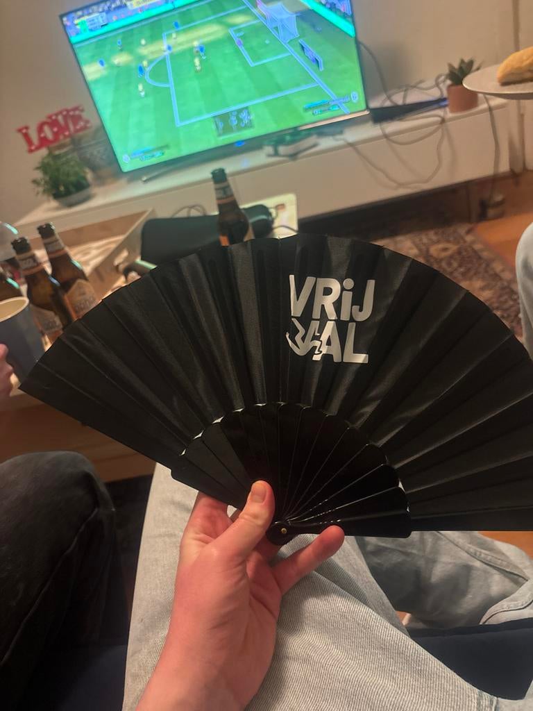 VRIJ ZAL Waaier - Zwart Collecters item, Ophalen of Verzenden, Zo goed als nieuw