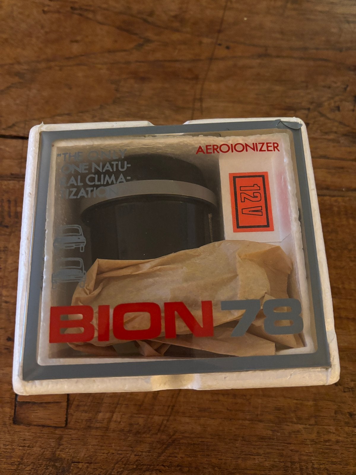 Vintage BION 78 Auto Ionisator uit 1973 - Zeldzaam!, Auto diversen, Auto-accessoires, Zo goed als nieuw, Ophalen of Verzenden