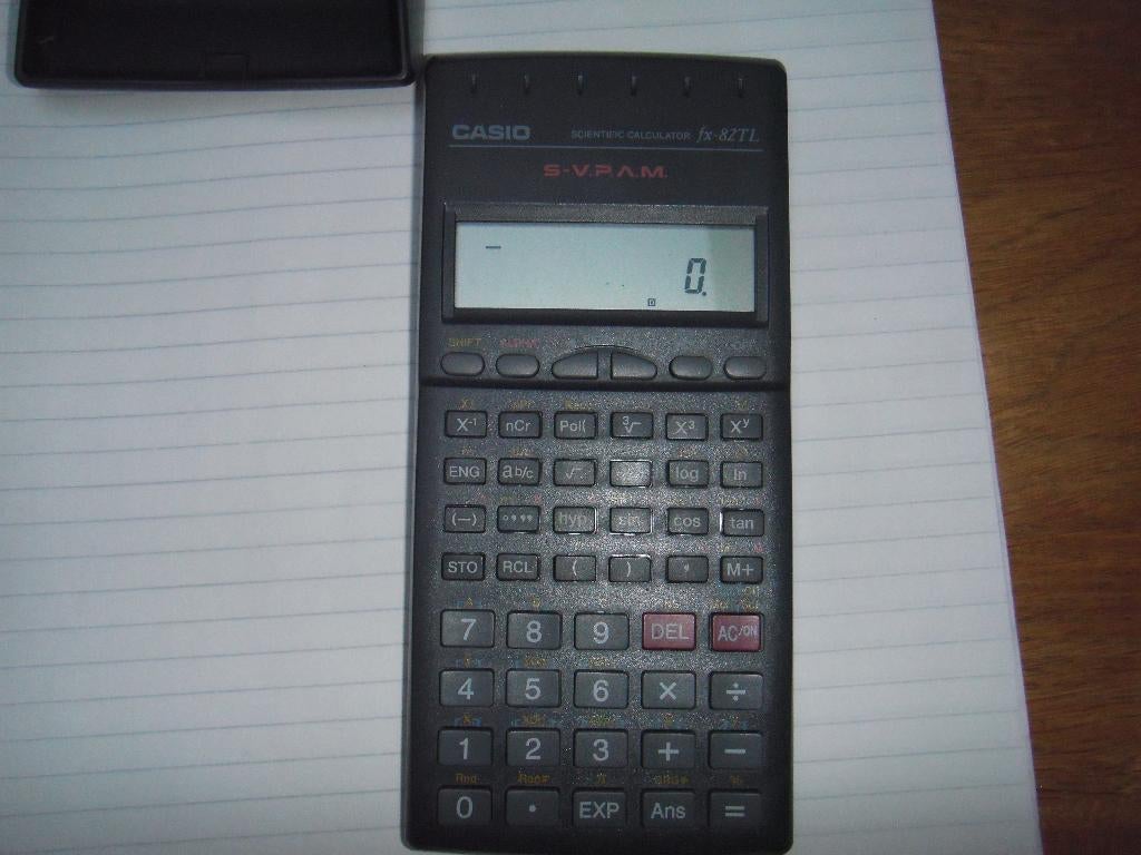 rekenmachine Casio fx-82TL incl.handleiding, Ophalen of Verzenden, Grafische rekenmachine, Zo goed als nieuw