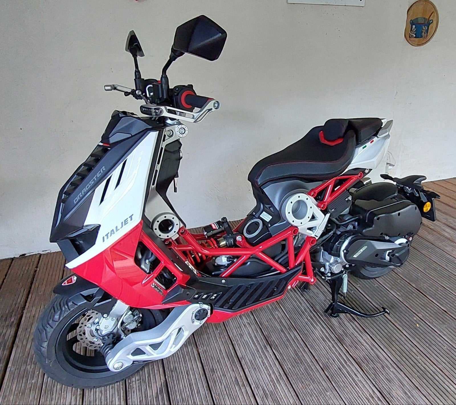 Prachtige als nieuwe Italjet Dragster 200, Fietsen en Brommers, Ophalen, Italjet, Nieuw, 200 cc