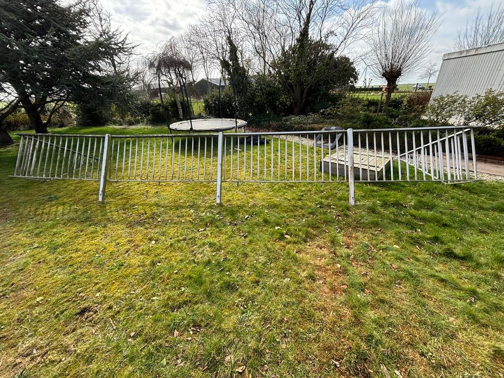 Aluminium hekwerk / leuning - Gebruikt, Ophalen, Gebruikt, Aluminium, Overige typen