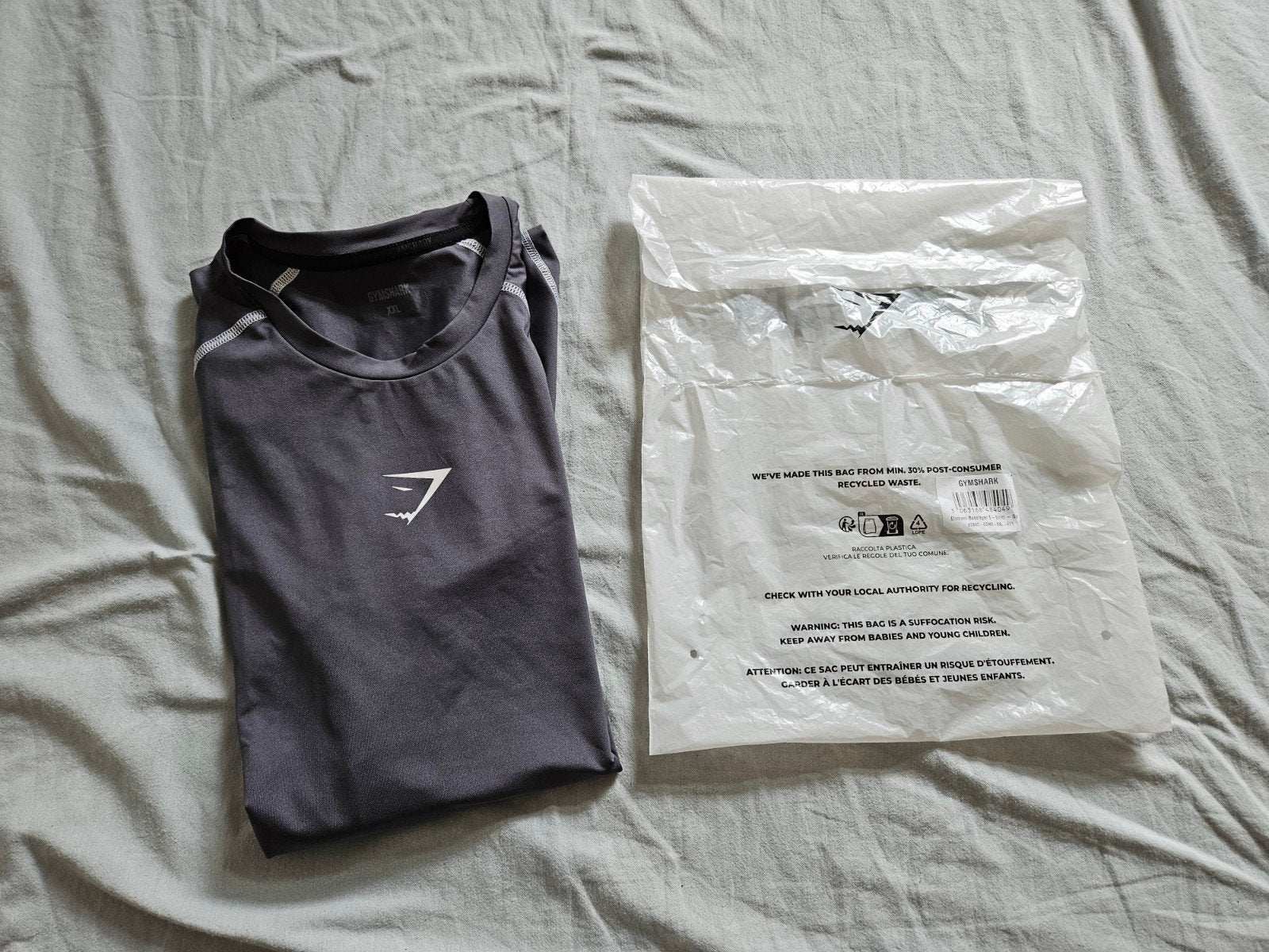 Gymshark T-shirt Maat XXL, Kleding | Heren, Fitness, Gymshark, Nieuw, Overige maten