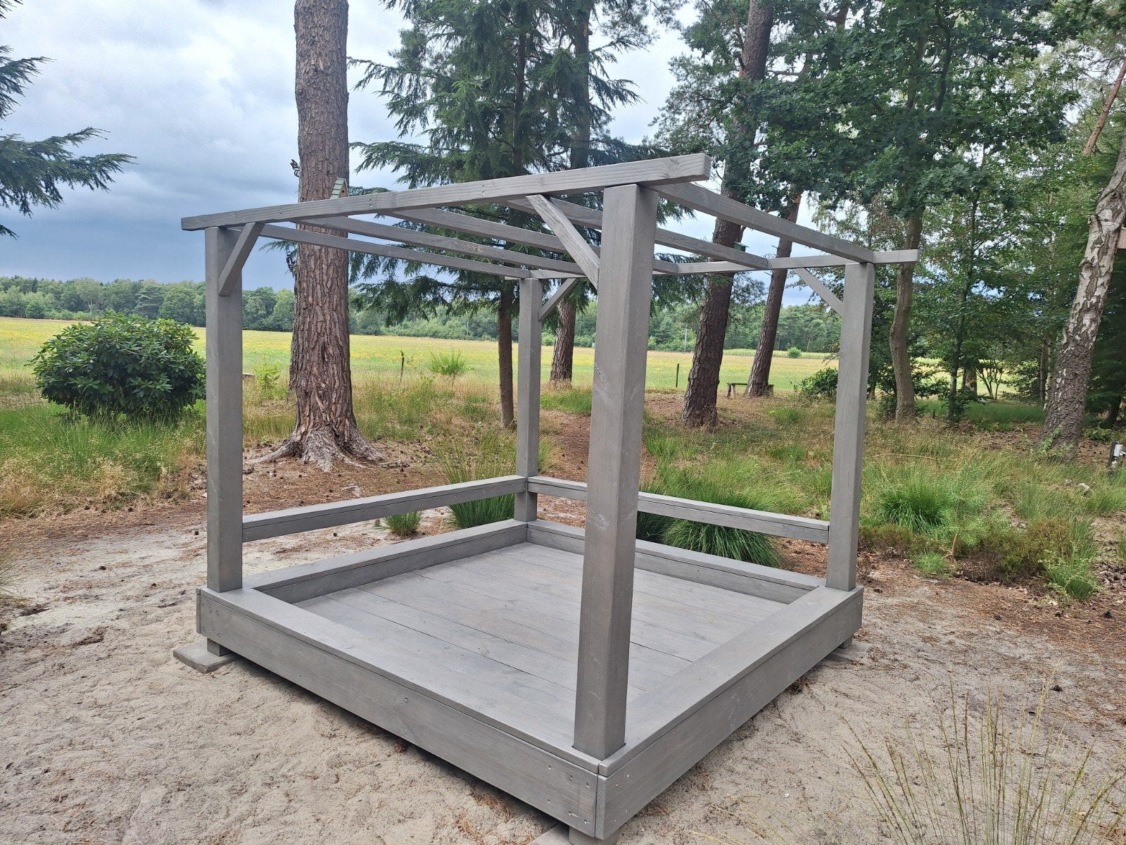 Douglas/steigerhout tuin lounge bed strand bed cabana, Ophalen of Verzenden
