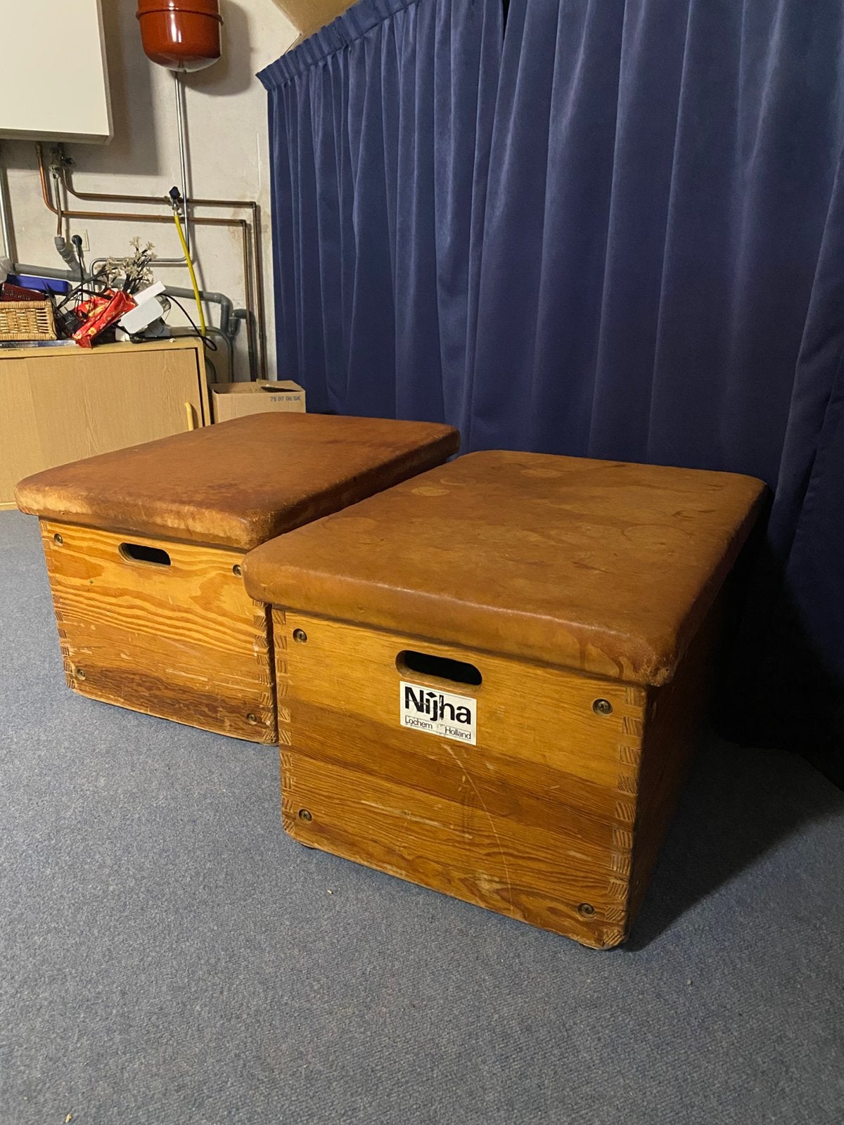 Turnkast gymkast gymzaal Nijha speelgoed kist, Ophalen, Minder dan 50 cm, 50 tot 100 cm, Zo goed als nieuw