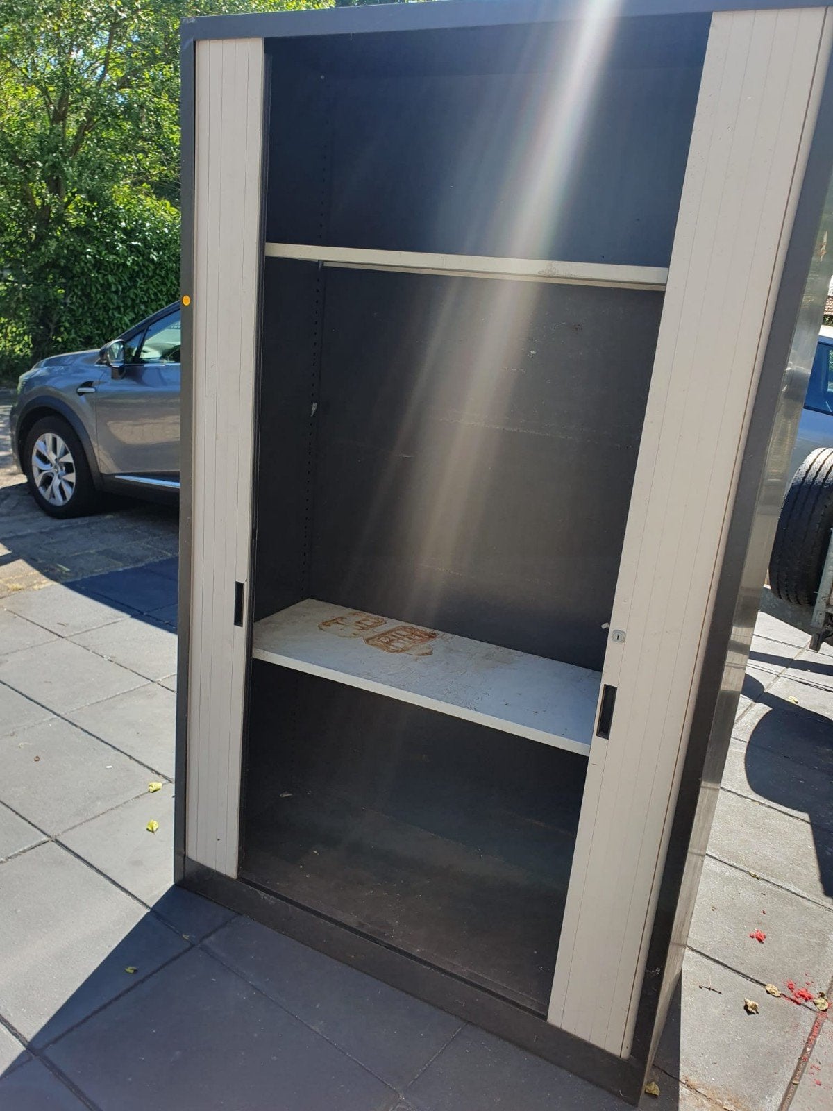 Schuifdeurkast, Huis en Inrichting, Kasten | Roldeurkasten en Archiefkasten, Ophalen, 25 tot 50 cm