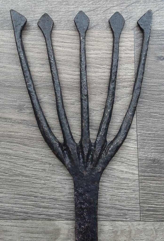 17-eeuw Model Bodemvondst Palingsteker Paling Harpoen Visser, Antiek en Kunst, Antiek | Gereedschap en Instrumenten, Ophalen of Verzenden